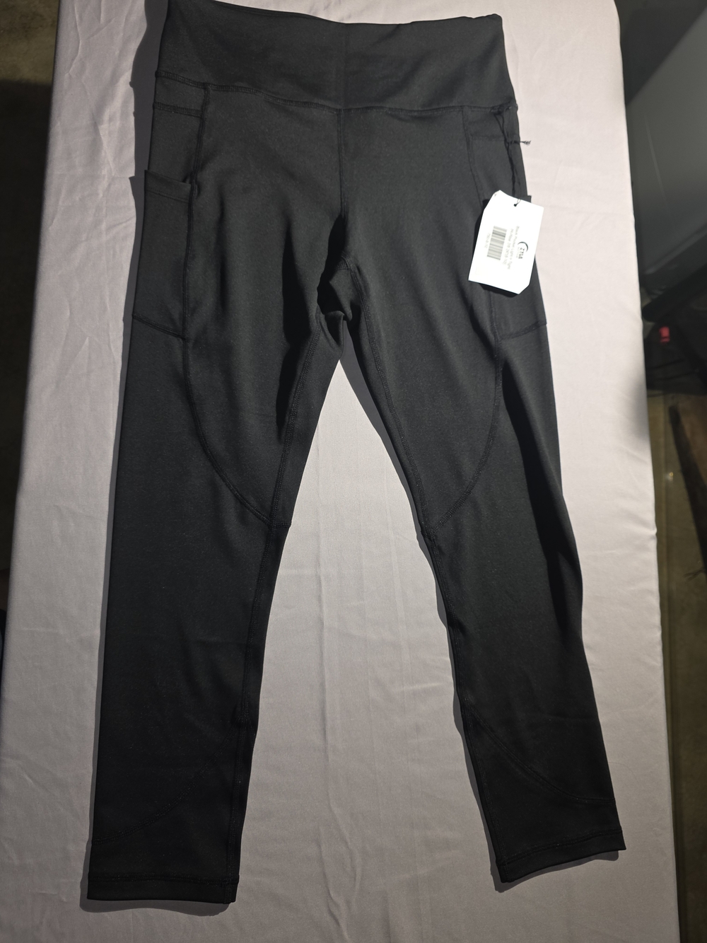 Women's ZIYA Black High-Rise Light And Tight  Leggings Size 8/10 24"